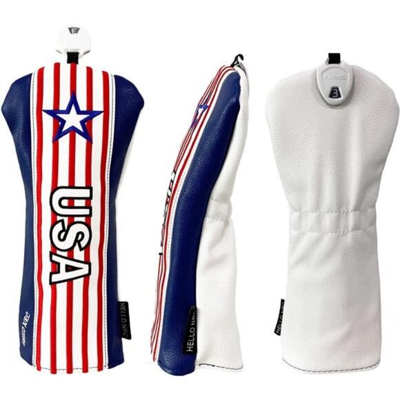 Golf Club Covers USA Driver Headcover Fairway Wood Covers Hybrid 135UT - Picture 2 of 7